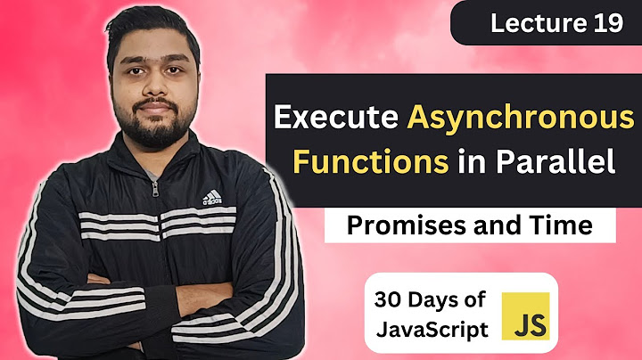 Execute Asynchronous Functions in Parallel | Leetcode 2721 | 30 Days of JavaScript #javascript