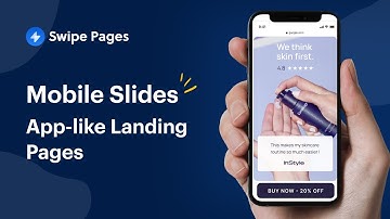 Mobile Slides - App-like Landing pages