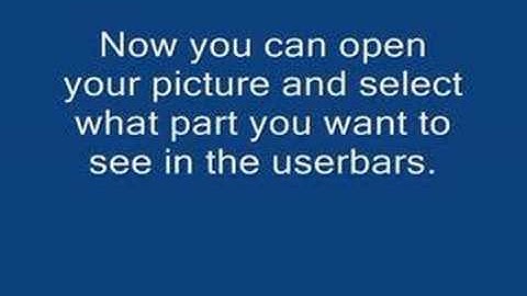 Userbar Tutorial for the GIMP