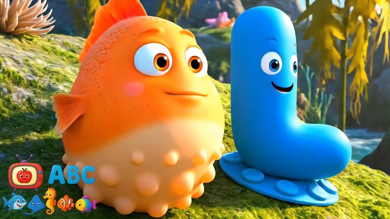 A to Z Underwater Animals 🐠🌈 | Fun ABC Song for Kids | Learn Fish Names & Sounds!