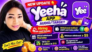 Yeeha New Update 2026 | Full Guide + Withdrawal & Host Tasks screenshot 1