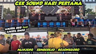 GETTING READY FOR THE BRE ORGANIZER SOUND CHECK: DAY ONE AT MLINJENG FIELD, SUMBEREJO, BOJONEGORO