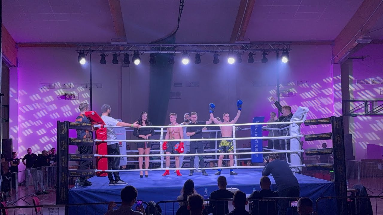 Marek Franek vs Antek Józefiak. (Open Fight Night, Boks, Baranowo, 29.11.25.)