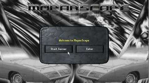 How do i make a Moparscape server?