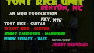 Tony Rice Unit - John Hardy, Denton, 1986
