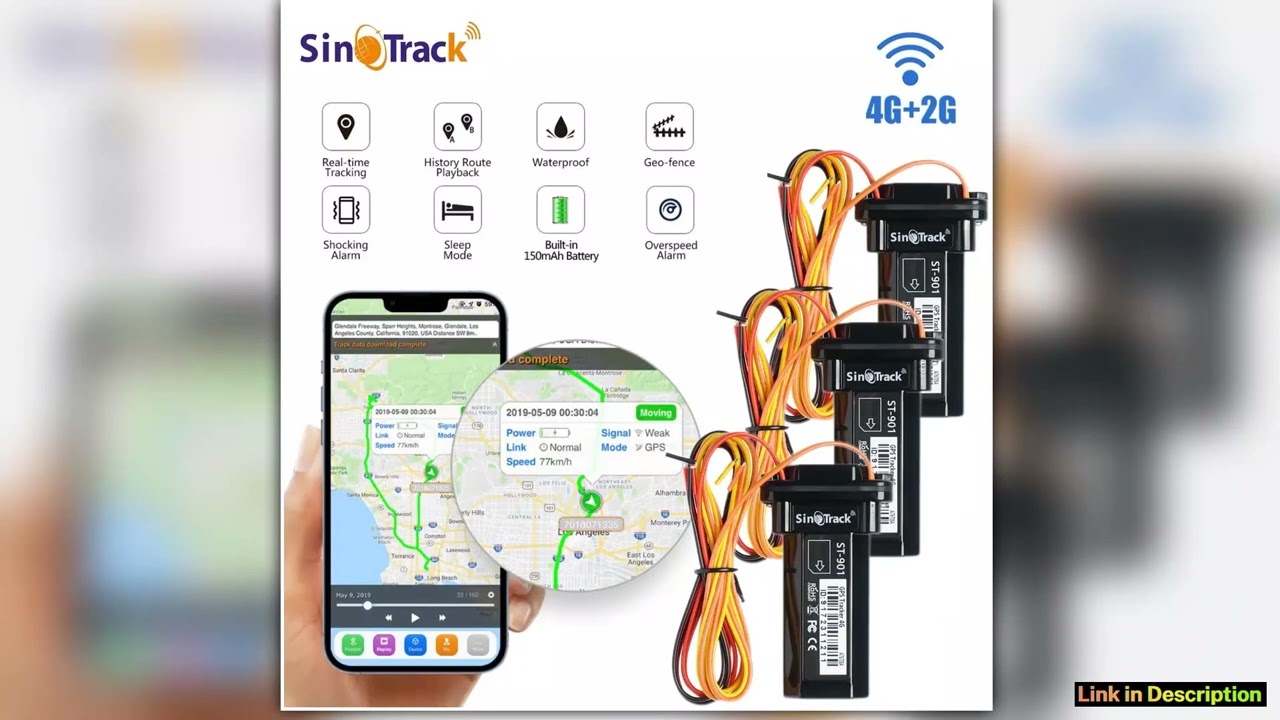 4G SinoTrack 3units ST901L Mini Car Tracker for Car SUV Truck Bus GPS 4PIN Relay for Cut Engine Exc