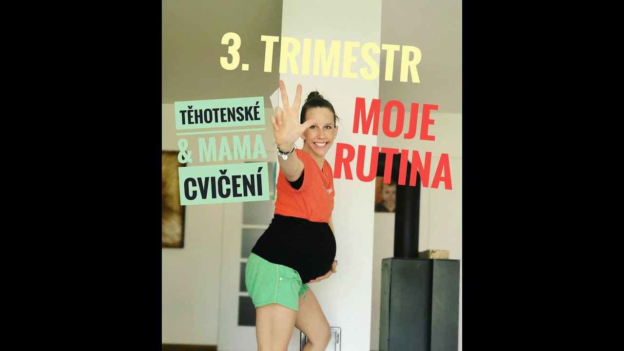 Cvičení nejen pro těhotné & stávající maminky SESTAVA PRO 3. TRIMESTR - MOJE RUTINA