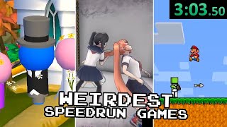 The Weirdest Speedrun Games EazySpeezy has ever played...