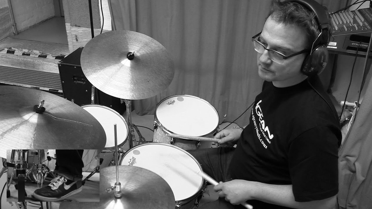 Jazz Exercises For Drummers Foot Pattern 1 Page 20 by Markus Faller