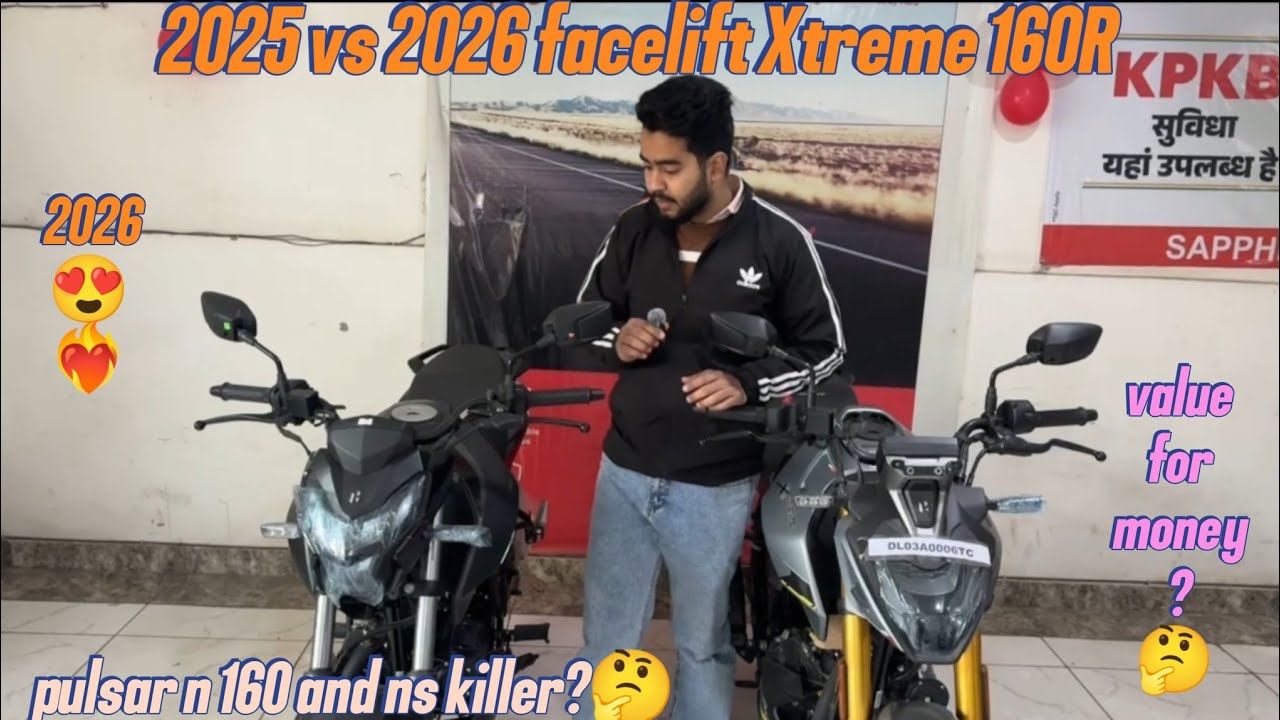 👀🥵DIFFERENCE BETWEEN XTREME 160R 2025 VS XTREME 160R 2026 🔥|KYA YE NS AUR PULSAR N 160 SE BETTER H?🤔