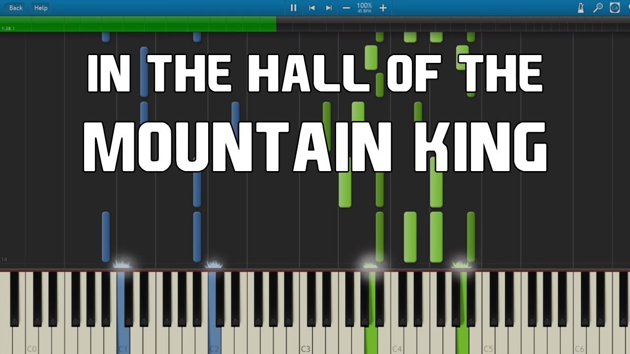 In the Hall of the Mountain King Piano Tutorial YouTube