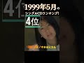 90年代JPOP 1999年5月のシングルCDランキング Shorts