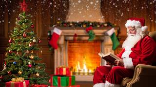 Holiday Fireplace Scene 🎅 Winter Ambience &amp; Christmas Fireplace Ambience — Merry Christmas