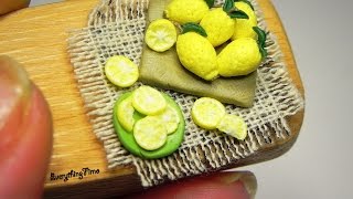 Miniature Lemon Tutorial-Polymer Clay