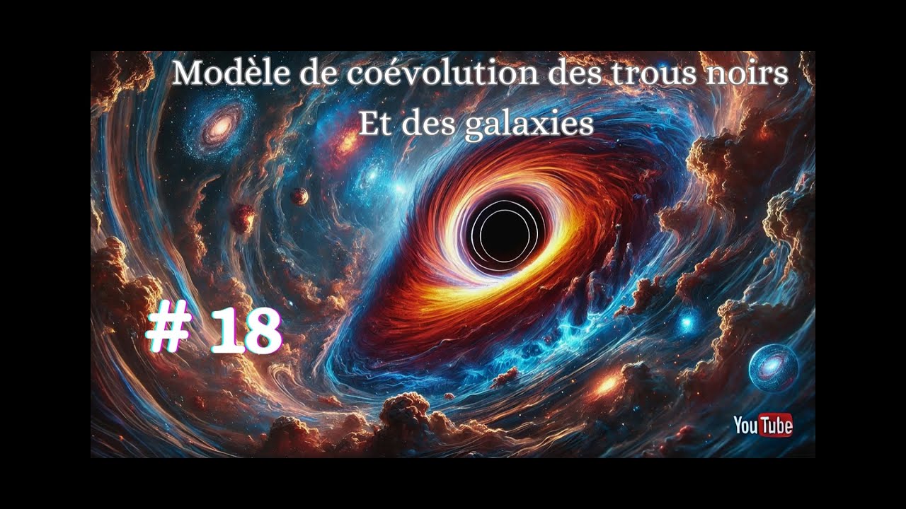 Modèle de coévolution des trous noir et des galaxies 