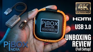 BEST CAPTURE CARD Under 1000₹ ⚡ HDMI 4K 60 FPS USB 3.0 Pibox India - Unboxing, Review & Full Setup