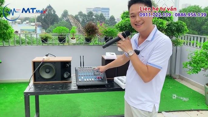 Nâng cấp loa karaoke cũ chỉ bằng mixer F9 pro |MTmax Mạnh Tiến ...