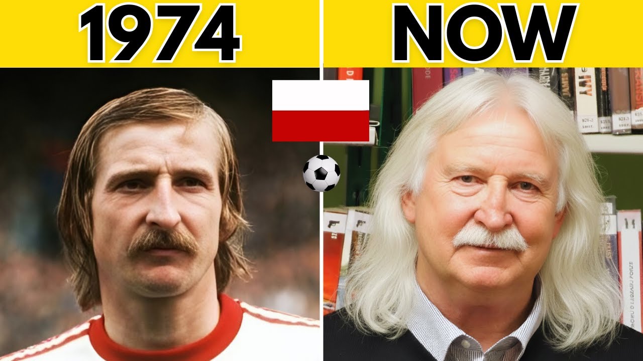 🇵🇱 Poland World Cup ⚽ 1974 Squad - Then and Now | Football Legends
