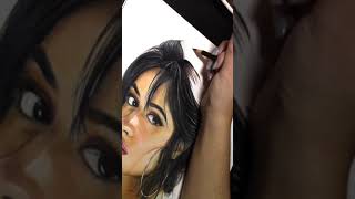Realistic Girl Portrait Drawing- Camila Cabello