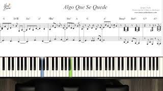 ALGO QUE SE QUEDE - Grupo Niche -  PIANO NOTA A NOTA