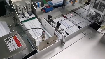 Automatic Mask Welding Machine With Feed And Counting Conveyor