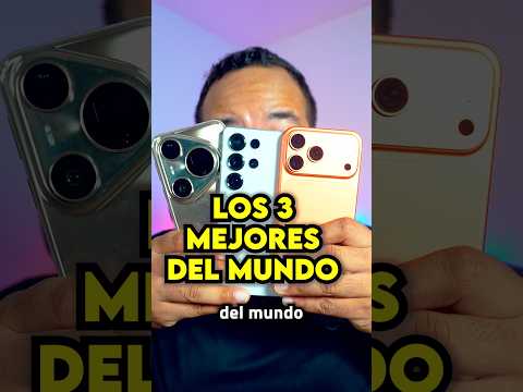 Los 3 mejores teléfonos del mundo #smartphone