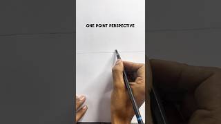 One Point Perspective Drawing Tutorial for Beginner | How to Draw One Point Perspective Step by Step