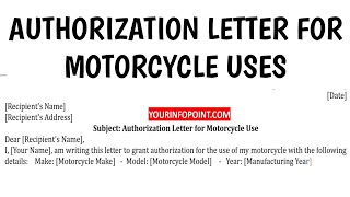 Contoh Surat Izin Penggunaan Sepeda Motor - Cara Membuat Surat Izin Penggunaan Sepeda Motor