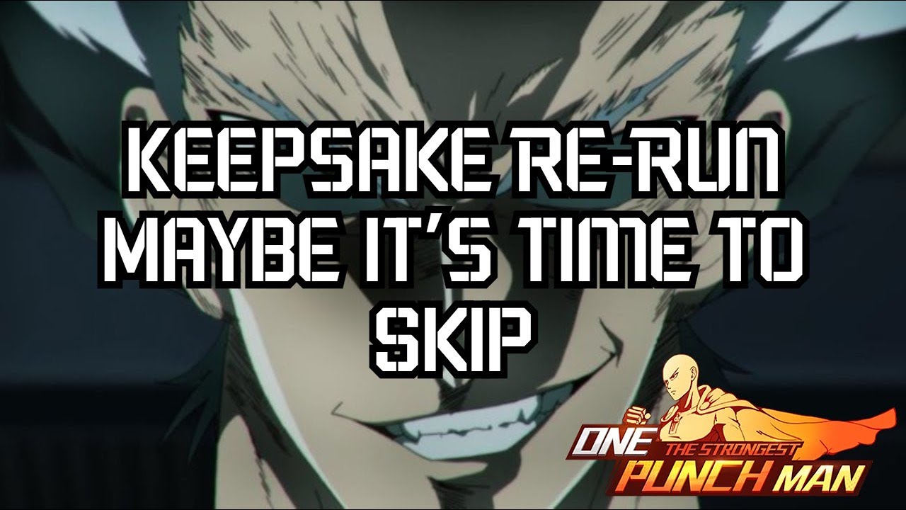 Keepsake Re-Run Garou Maybe It Is Time To Move On One Punch Man The ...