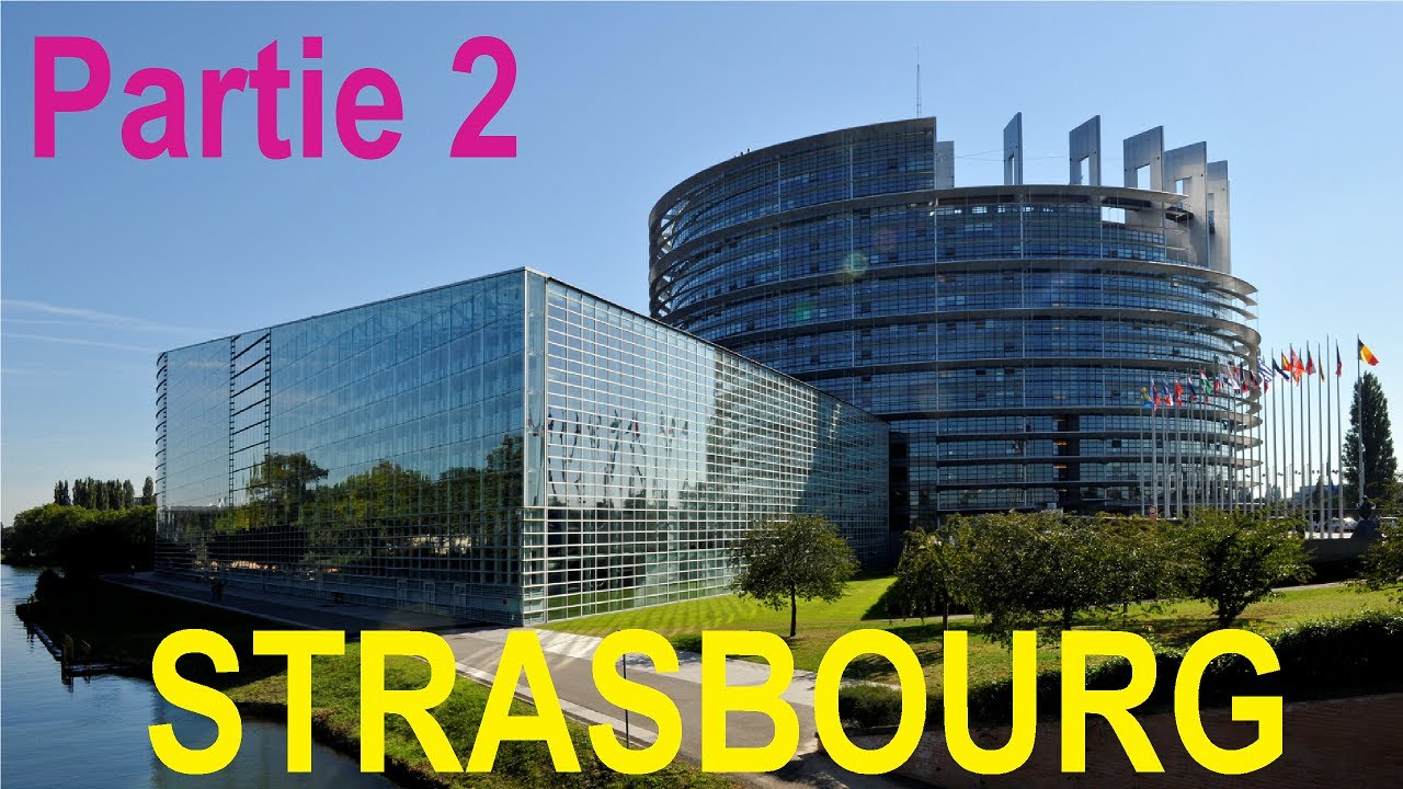 Parc de l'Orangerie, Parlement et Conseil Européen... Visite de la ville de Strasbourg Partie 2👣🌹🏛