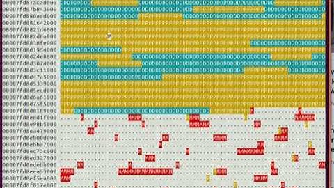 pagemon viewing an ARM64 QEMU Virtual Machine