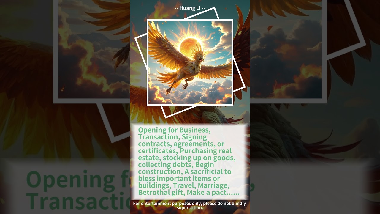 [Huang Li]Daily luck horoscope & avoid - July 20, 2025 