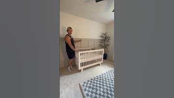 DIY board and batten wall in our nursery! Part 2 #homeimprovement #diy #boardandbatten