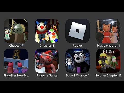 Piggy Chapter 7, Piggy Chapter 8, Roblox Piggy Book 2 Chapter 3, Piggy Chapter 1, Piggy Siren Head..