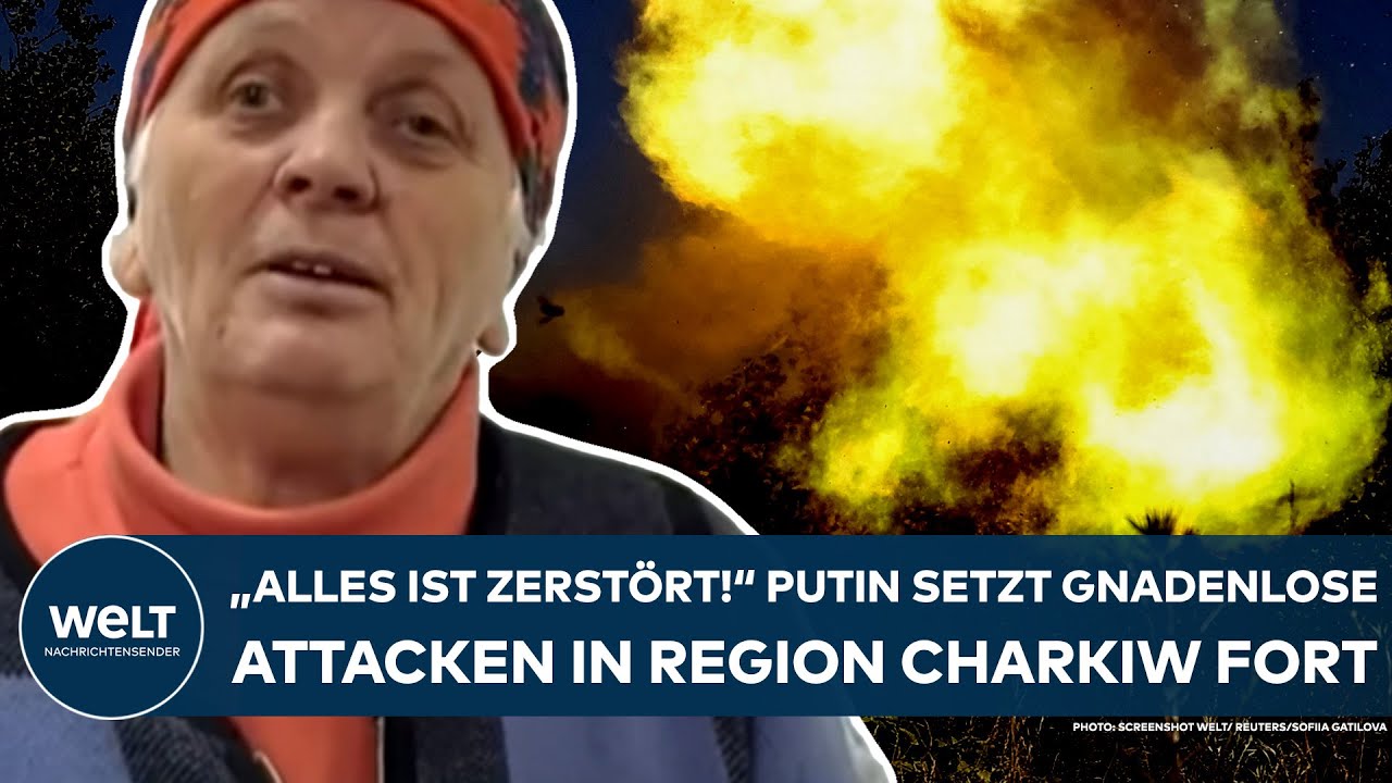 PUTINS KRIEG: Russischer Druck zu groß - Ukrainer ziehen sich aus Teilen der Region Charkiw zurück