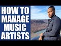 How to manage a music artist  music management tips 5