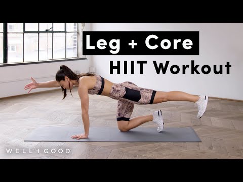 17 Minute Lower Body and Core HIIT Workout | Trainer of the Month Club | Well+Good