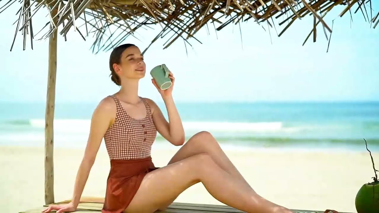 Julysand Women's One Piece Retro Brown Plaid Skirt Swimsuit Sexy Elegant Tummy Control Swimwear