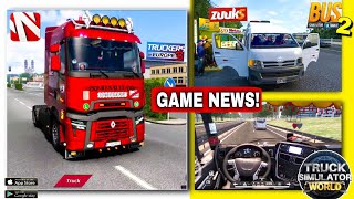 GAME NEWS! Truckers of europe 3 Updates | Truck Simulator world release dates | Bus Sim.2 info screenshot 2