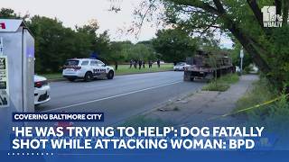 'He was trying to help': Officer fatally shoots dog attacking woman, another dog