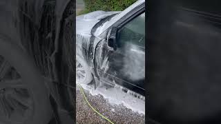 Yum foam satisfying rinse. Forester Sti summer maintenance wash.