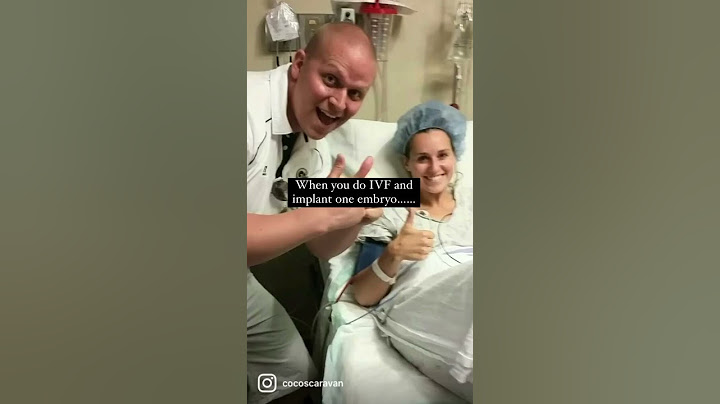Implanted one embryo and it split (IVF story)