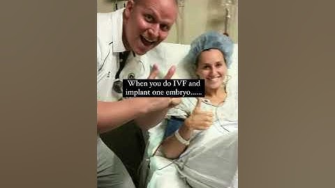 Implanted one embryo and it split (IVF story)