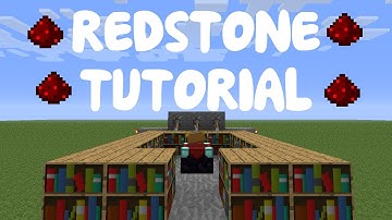 Minecraft 1.12: Redstone Tutorial - Compact Enchanting Room /w Sticky Pistons!
