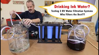 Testing 3 RV Water Filters - Who Can Remove Virus and Rust??
