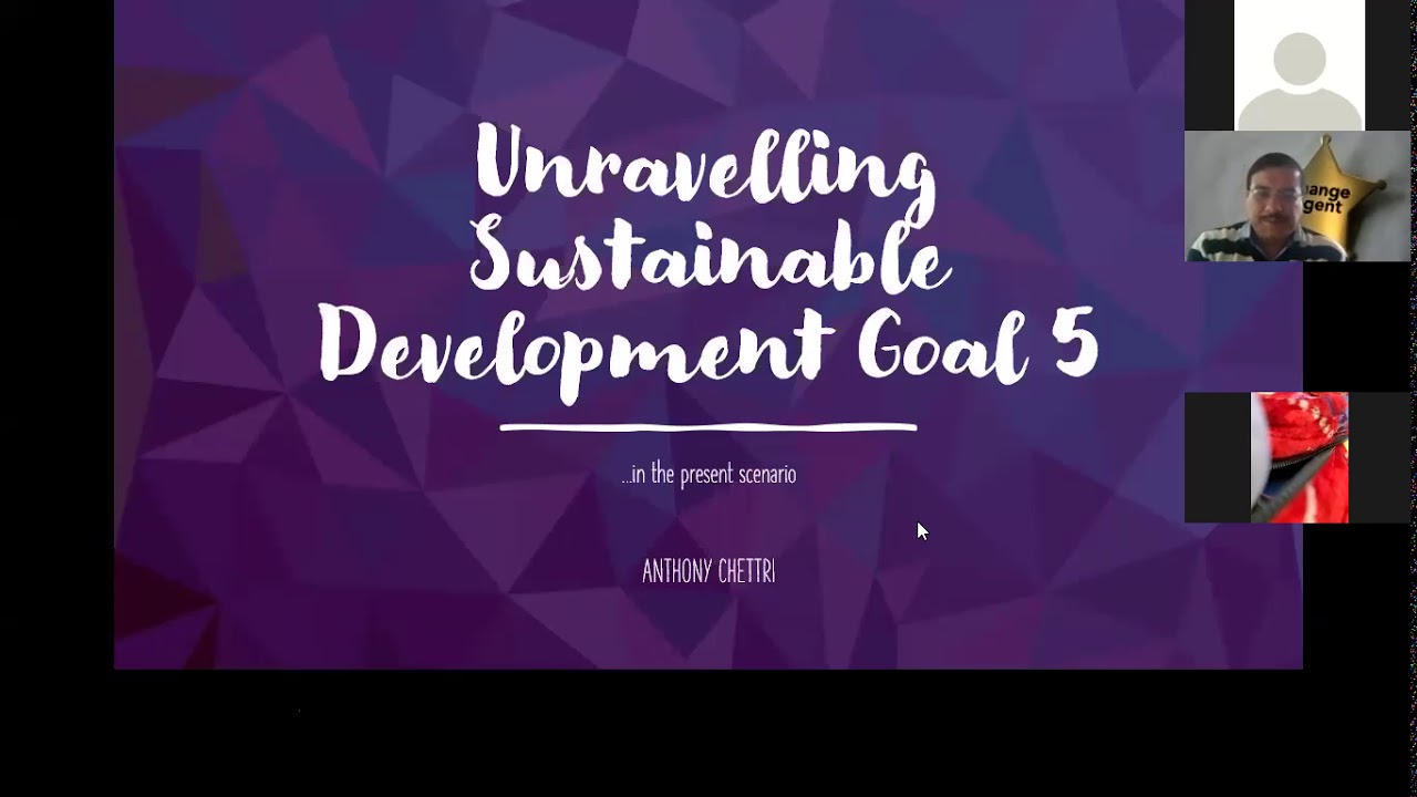 Trainer Tribe MasterClass 30: Unravelling Sustainable Development Goal 5 in the Present Scenario