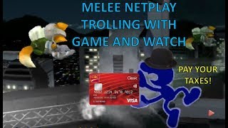 MELEE NETPLAY TROLLING WITH GAME AND WATCH MELEE NETPLAY TROLLING WITH GAME AND WATCH
