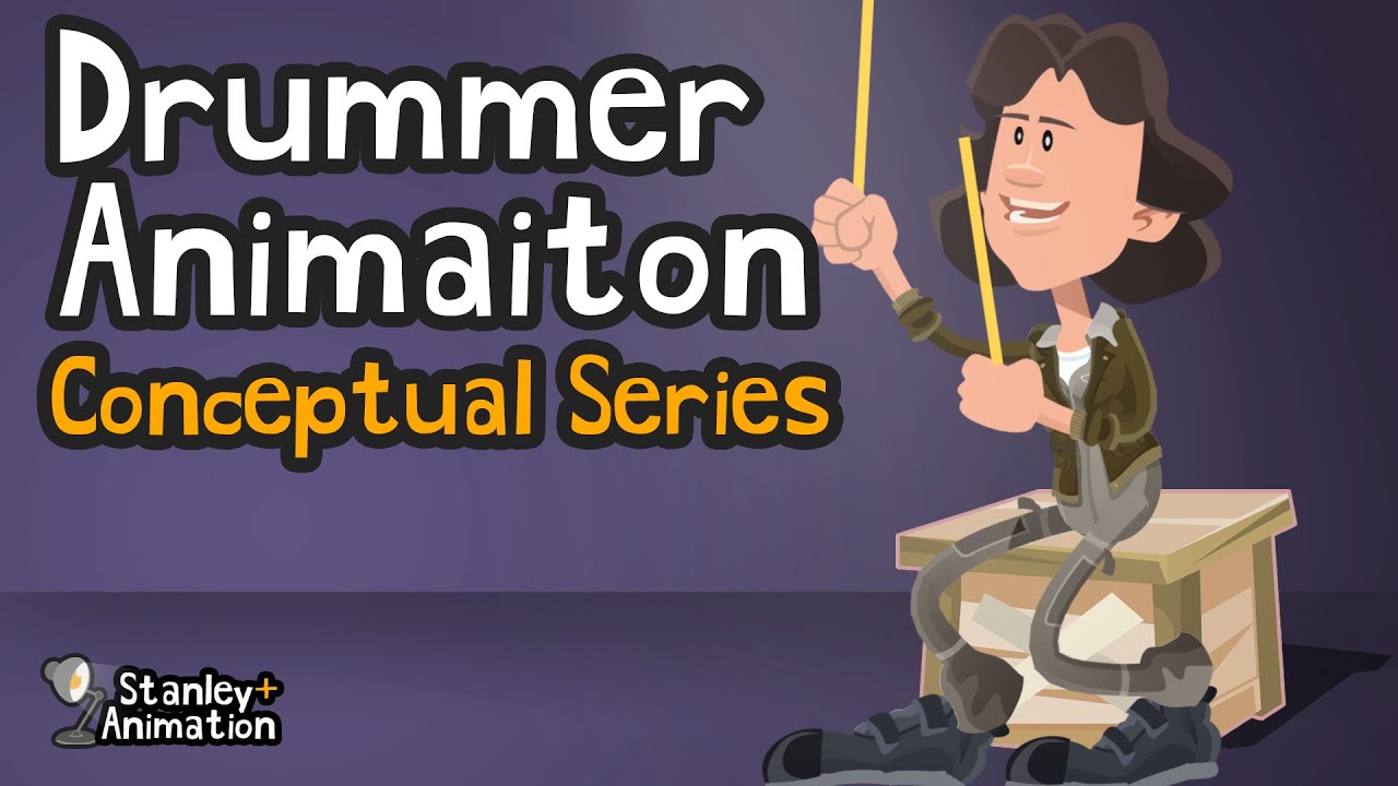 Drummer Animation by StanleyAnimation - YouTube