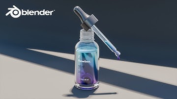 Blender - Cosmetic Serum Bottle Modeling and Rendering Tutorial