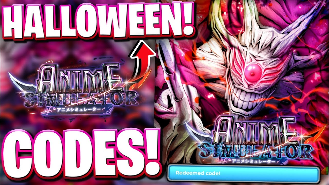 🎃[HALLOWEEN 2025] ALL HALLOWEEN EVENT UPDATE CODES FOR ANIME SIMULATOR ...